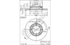 Brzdový kotouč AP 14131