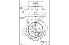 Brzdový kotouč AP 14252