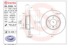 Brzdový kotouč AP 14306 V