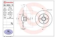 Brzdový kotouč AP 14567 C