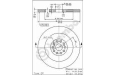 Brzdový kotouč AP 44001