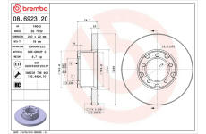 Brzdový kotouč AP 14643