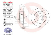 Brzdový kotouč AP 14997