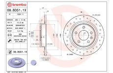 Brzdový kotouč AP 15001 X