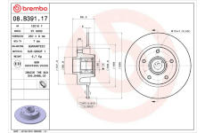 Brzdový kotouč AP 15010 Y