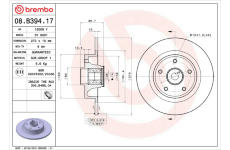 Brzdový kotouč AP 15009 Y