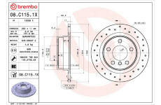 Brzdový kotouč AP 15058 X