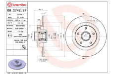 Brzdový kotouč AP 15168 Y