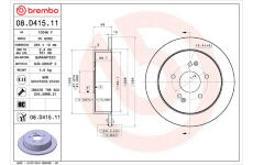 Brzdový kotouč AP 10046 V