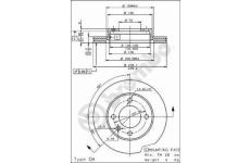 Brzdový kotouč AP 20206