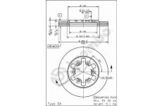 Brzdový kotouč AP 24198