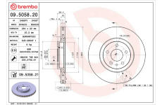 Brzdový kotouč AP 24587