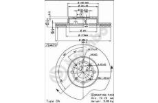 Brzdový kotouč AP 24226