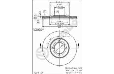 Brzdový kotouč AP 24382