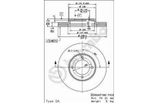 Brzdový kotouč AP 24422