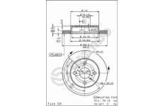 Brzdový kotouč AP 24428
