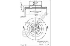 Brzdový kotouč AP 24430