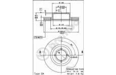 Brzdový kotouč AP 24447