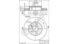 Brzdový kotouč AP 24492
