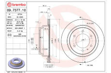 Brzdový kotouč AP 24734