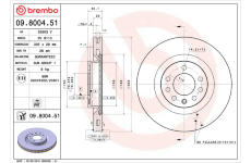 Brzdový kotouč AP 25503 V