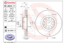 Brzdový kotouč AP 24784 V