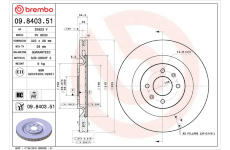 Brzdový kotouč AP 25623 V