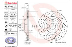 Brzdový kotouč AP 24892 X