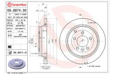 Brzdový kotouč AP 24987