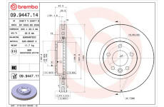 Brzdový kotouč AP 24917 E