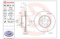 Brzdový kotouč AP 24863 E
