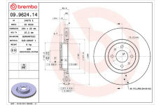 Brzdový kotouč AP 24870 E