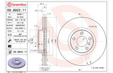 Brzdový kotouč AP 25099 V