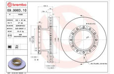 Brzdový kotouč AP 44090