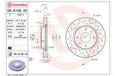 Brzdový kotouč AP 25257 X