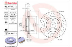 Brzdový kotouč AP 25190 X