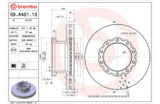 Brzdový kotouč AP 44127