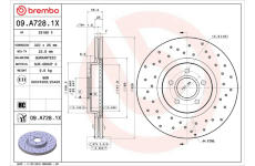 Brzdový kotouč AP 25185 X