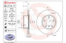 Brzdový kotouč AP 25436 V