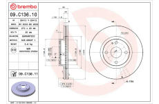 Brzdový kotouč AP 25413 V