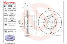 Brzdový kotouč AP 25485 V