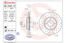 Brzdový kotouč AP 25535 X
