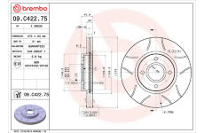 Brzdový kotouč AP X 25535