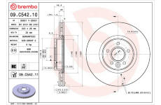 Brzdový kotouč AP 25551 V