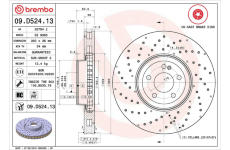 Brzdový kotouč AP 25754 Z