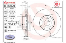Brzdový kotouč AP 25753 Z