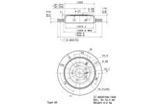 Brzdový kotouč AP 25066 V