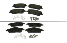 Sada brzdových destiček, kotoučová brzda KAWE 1818 00