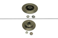 Brzdový kotouč KAWE 61048 20