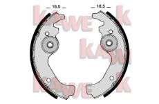 Sada brzdových čelistí KAWE 00670